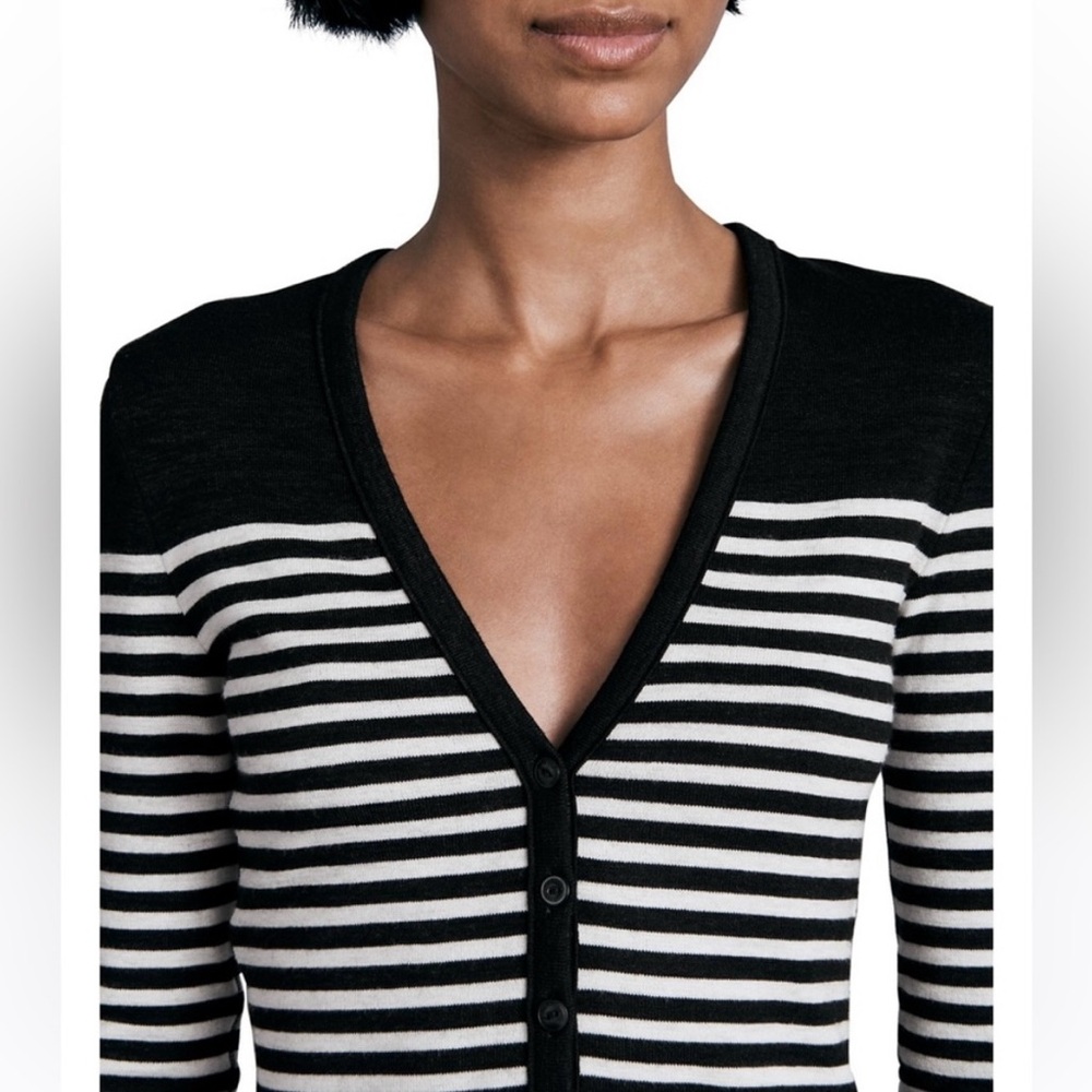Rag & Bone Striped Cardigan XS EUC